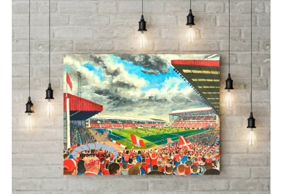 Pittodrie Stadium Fine Art Canvas - Aberdeen FC Pittodrie Stadium Fine Art Canvas - Aberdeen FC